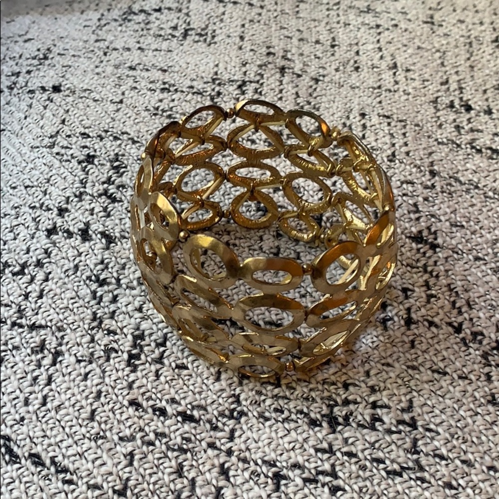 Elastic Gold Cuff
